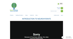 Desktop Screenshot of neurohydrate.com